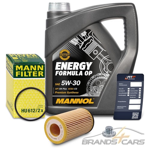 Mann ölfilter 5w - 5w-30, fÜr