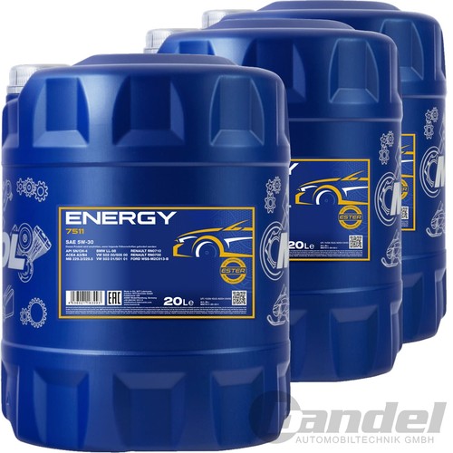20l mannol energy - 3x,