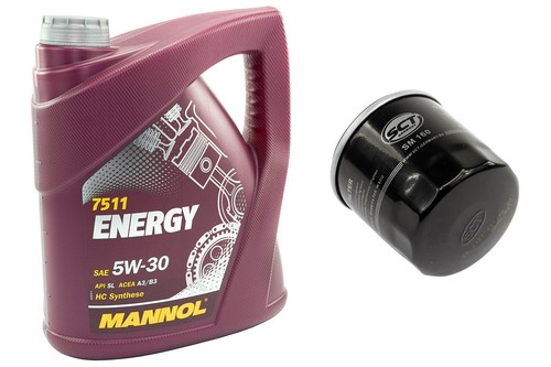 5w30 motoröl set ölfilter - set,