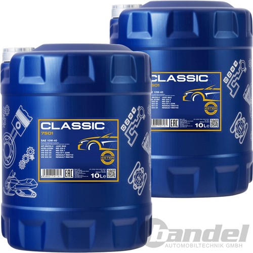 2x10 liter mannol classic - 2x10,