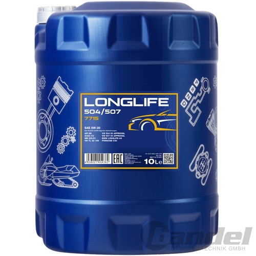 1x10l mannol motoröl longlife - mannol,