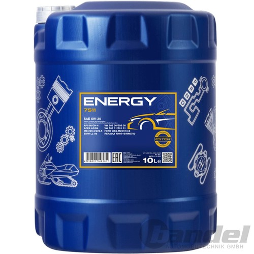1x10l mannol energy 30 - energy, 5w-30